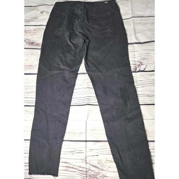 Kut From the Kloth "Donna" Jeans Womens 6 Black High Rise Ankle Skinny Dark - Picture 8 of 13